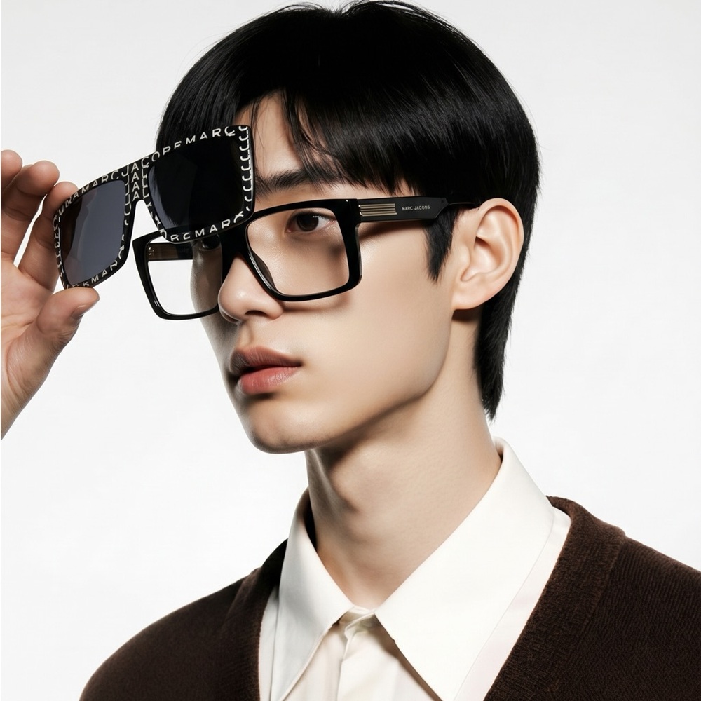 Marc Jacobs Black and White Sunglasses MARC 672/CS